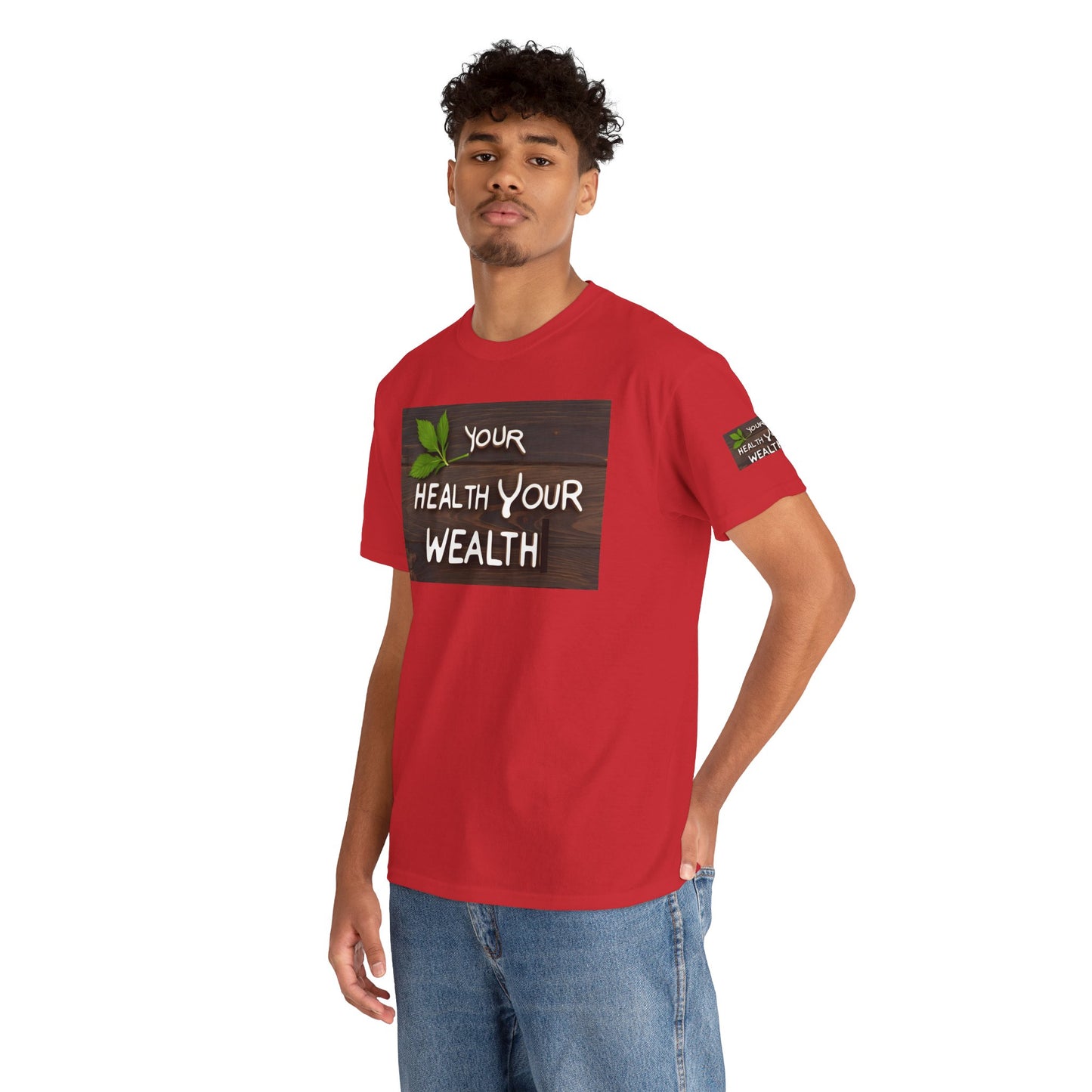 Gildan 5000 Unisex "Your Health, Your Wealth" T-Shirt