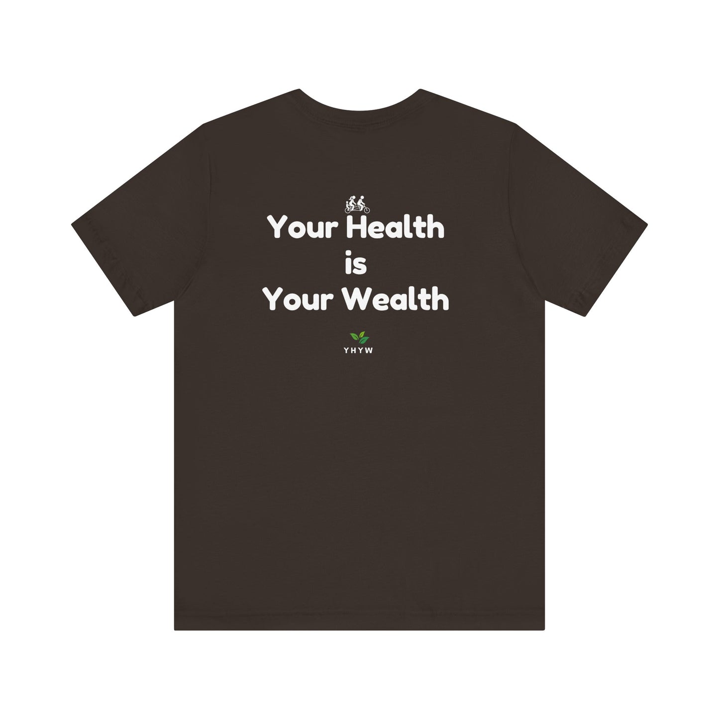 Bella + Canvas 3001 Unisex Jersey Short-Sleeve T-Shirt - "Your Health is Your Wealth"