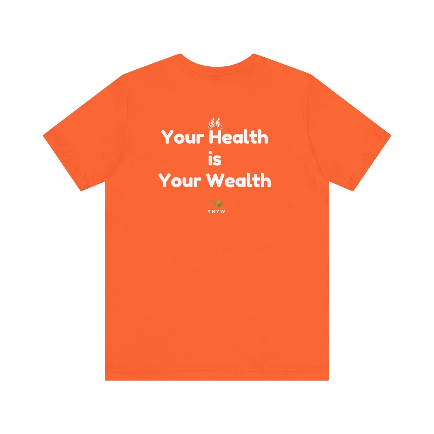 Bella + Canvas 3001 Unisex Jersey Short-Sleeve T-Shirt - "Your Health is Your Wealth"