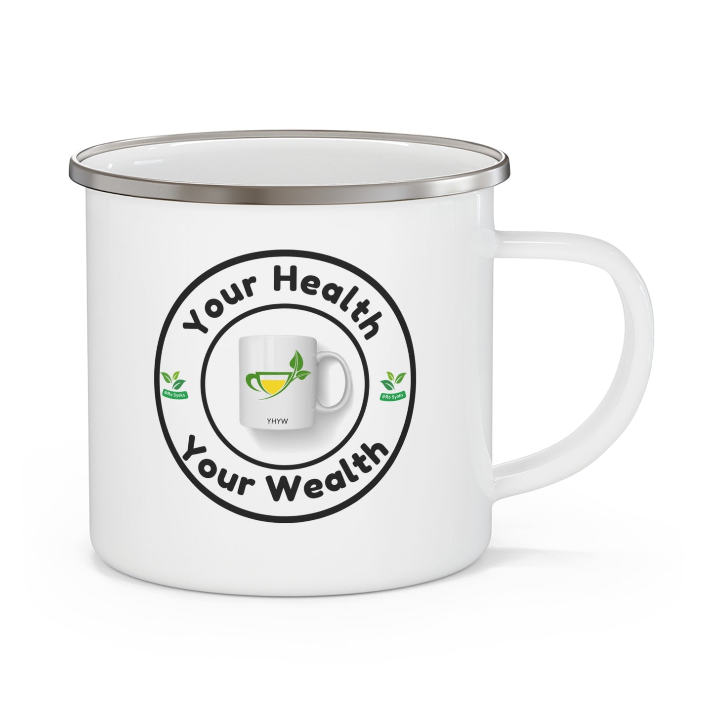 Stylish Enamel Camping Mug