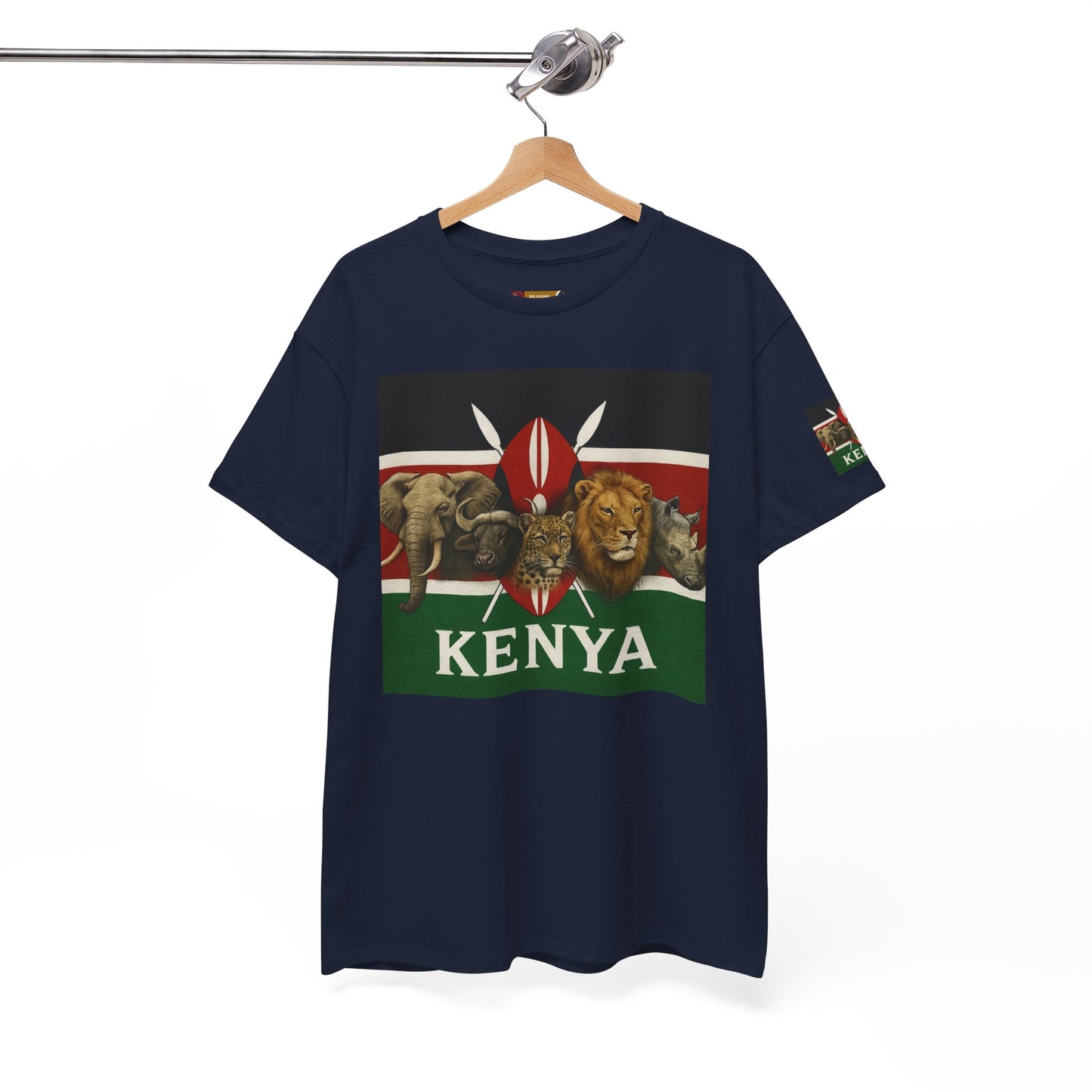 Gildan 5000 Unisex Kenya Flag T-Shirt