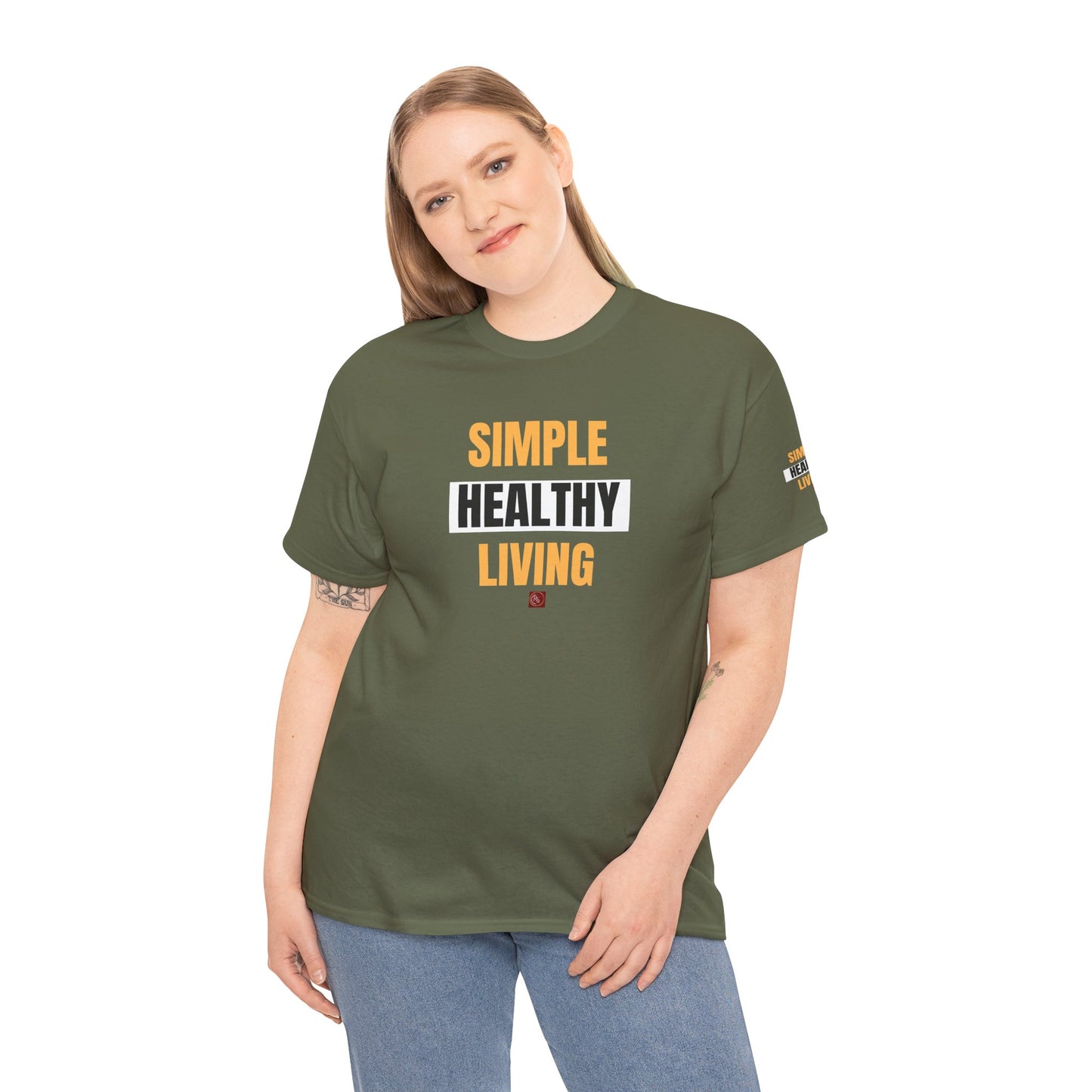 Gildan 5000 Unisex Simple Healthy Living T-Shirt