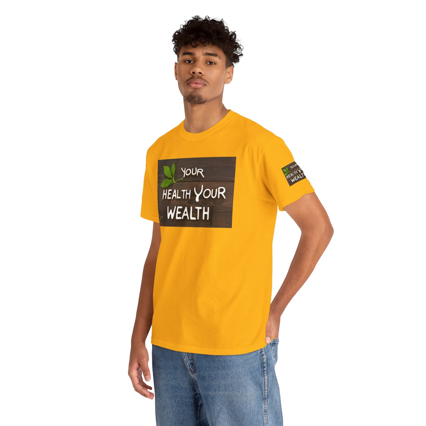 Gildan 5000 Unisex "Your Health, Your Wealth" T-Shirt