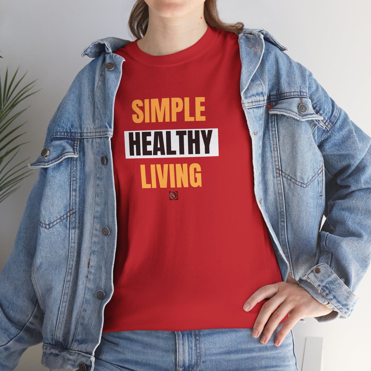 Gildan 5000 Unisex Simple Healthy Living T-Shirt