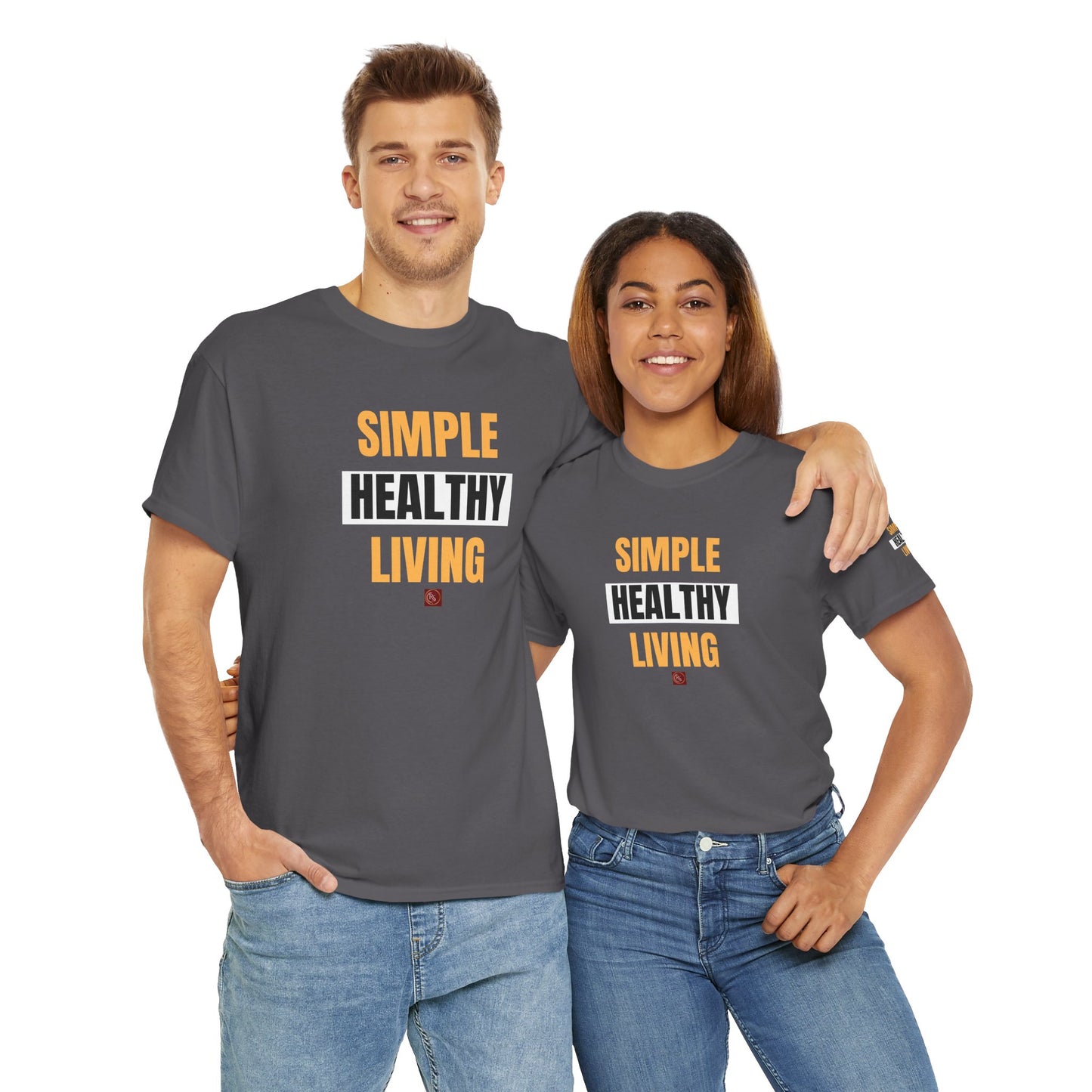 Gildan 5000 Unisex Simple Healthy Living T-Shirt