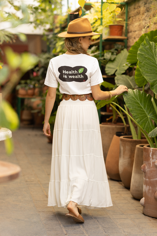 Bella+Canvas 3001 Unisex "Health is Wealth" T-Shirt