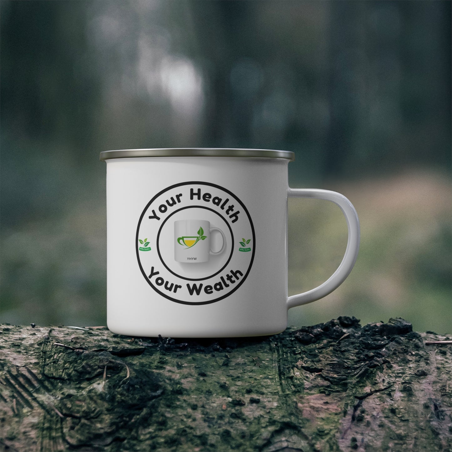 Stylish Enamel Camping Mug