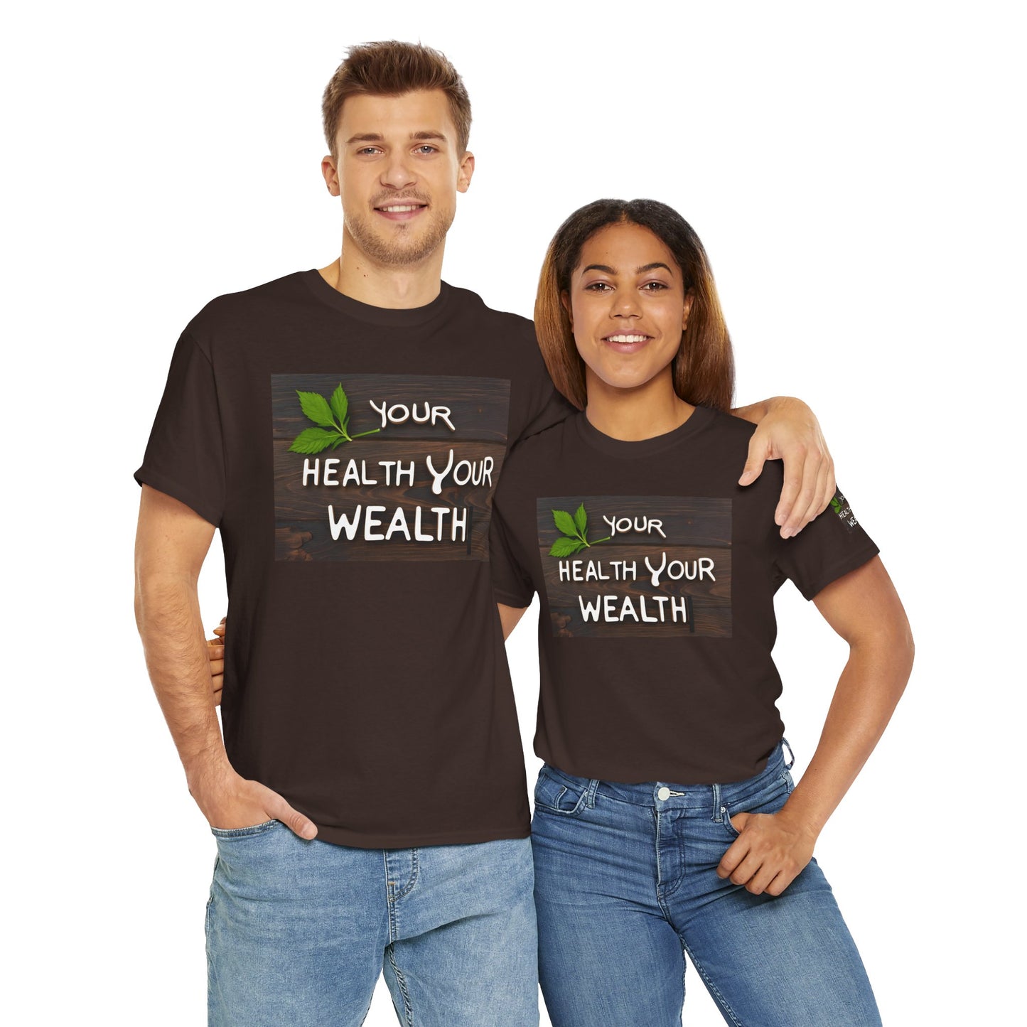 Gildan 5000 Unisex "Your Health, Your Wealth" T-Shirt