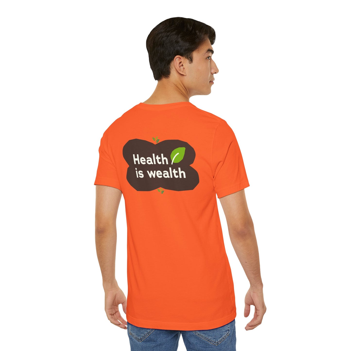 Bella+Canvas 3001 Unisex "Health is Wealth" T-Shirt
