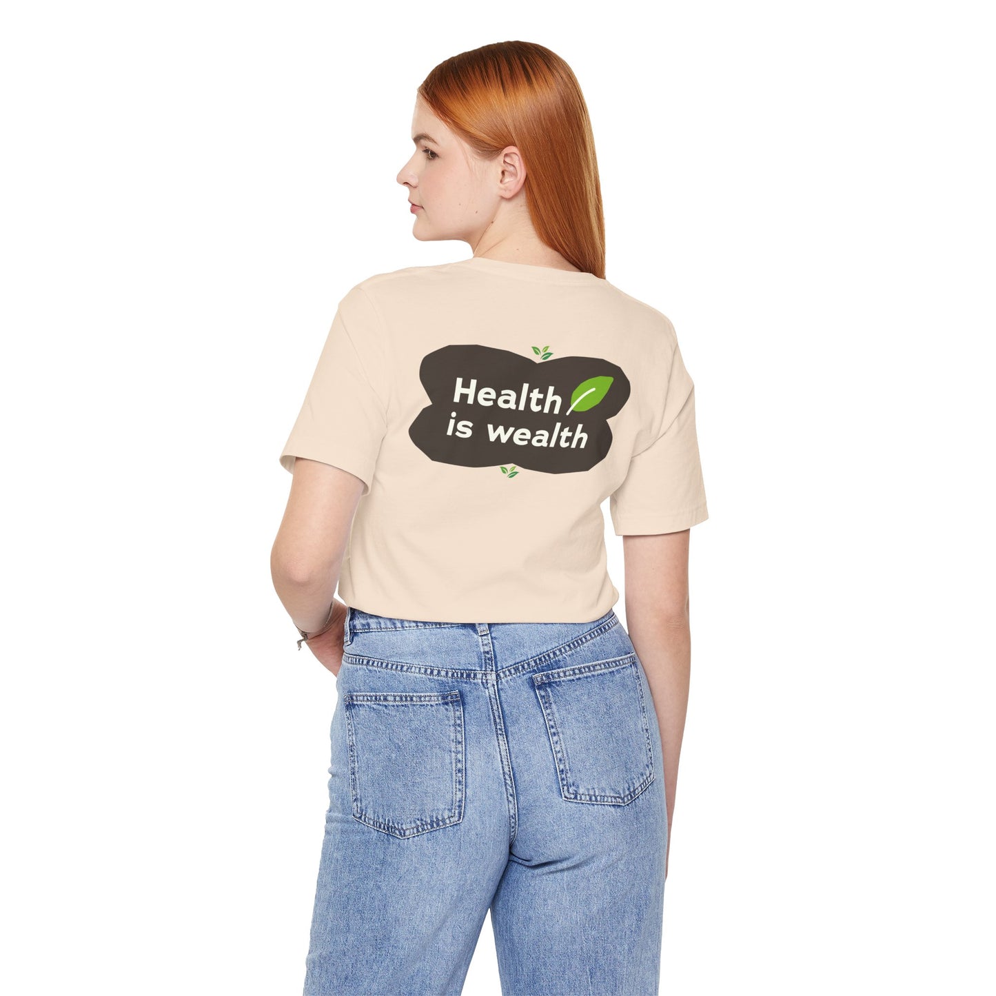 Bella+Canvas 3001 Unisex "Health is Wealth" T-Shirt