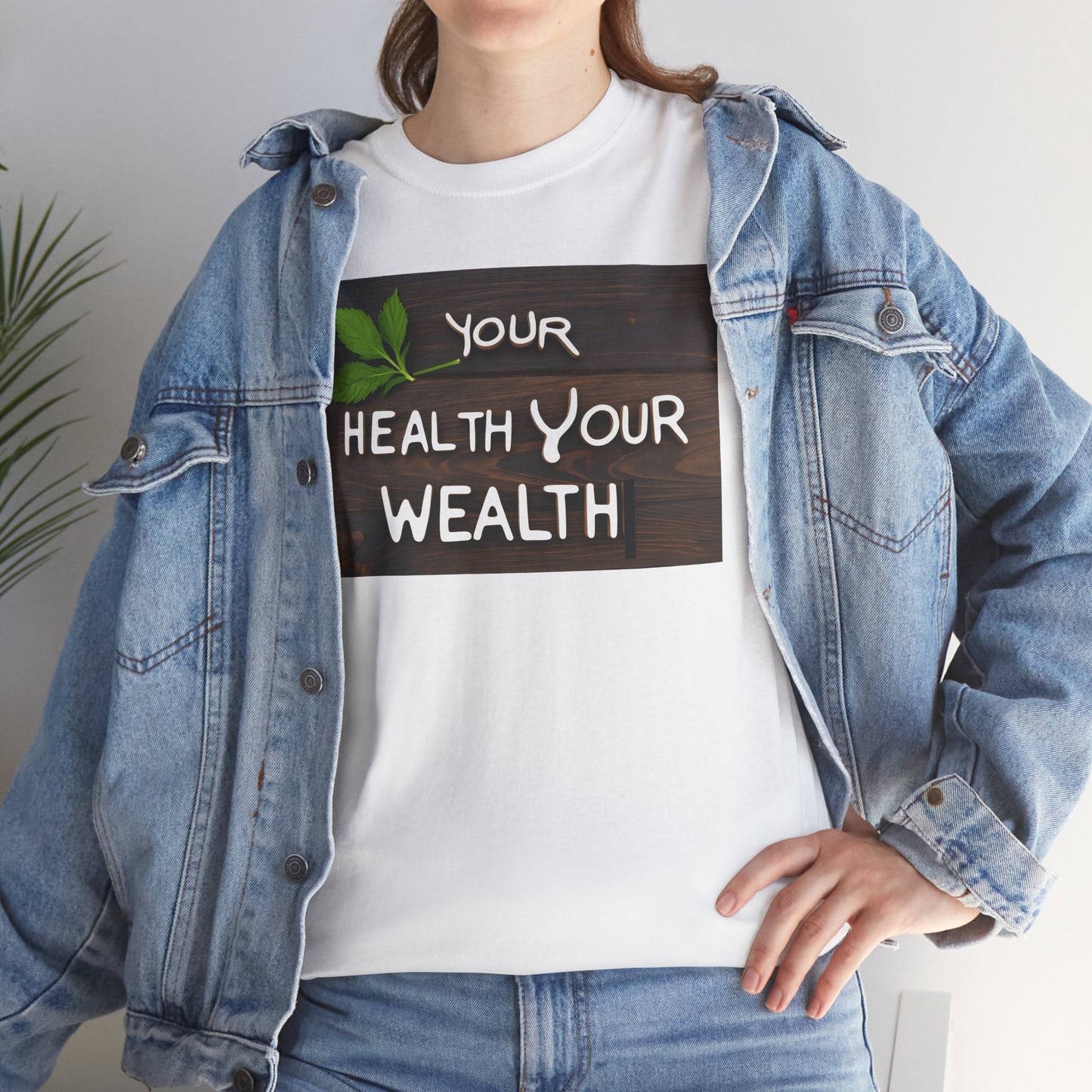 Gildan 5000 Unisex "Your Health, Your Wealth" T-Shirt