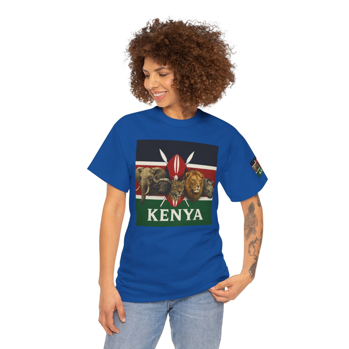 Gildan 5000 Unisex Kenya Flag T-Shirt